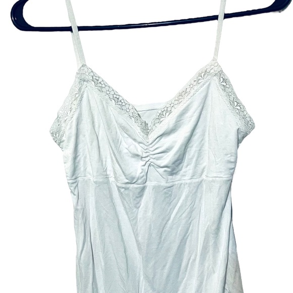 White Lace Trim Cami Top - Picture 1 of 1
